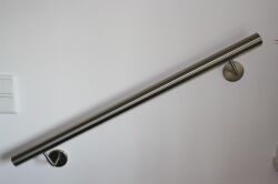 Stainless steel handrail V2A grain 320 polished up to...