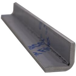 Aluminum angle from 4mm sheet and with visible side inside