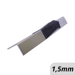Aluminium angle from 1.5mm sheet and with visible side...