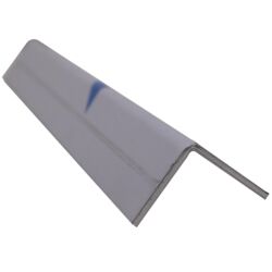 Aluminium angle from 2mm sheet and with visible side outside