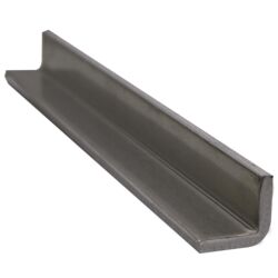 Aluminium angle from 5mm sheet and with visible side outside