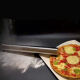 Stainless steel dough roller "Solidum" for pizza or cake from baking tray, without handle - 45 cm long - dishwasher safe