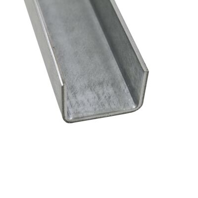 Stahl verzinkt U-Profil gekantet Kantenschutz Eckschutz Schiene 3 30 x 30 60 