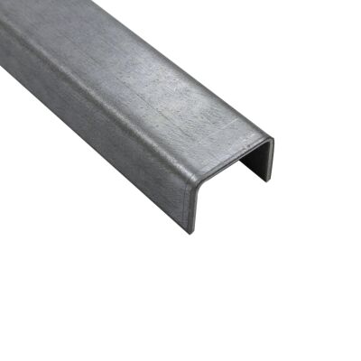 Stahl verzinkt U-Profil gekantet Kantenschutz Eckschutz Schiene 2 70 x 70 130 
