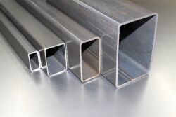 30 x 10 x 1,5 fino a 2000 mm Tubo quadrato tubo rettangolare tubo in acciaio