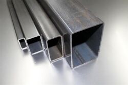 Rechteckrohr Quadratrohr Stahl Profilrohr Stahlrohr 25x15x2 von 1000- 3000mm 2100