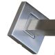 Corrimano in acciaio inox Rettangolare AISI 304 50 x 30 grana 240 rettificato Lunghezza 1400 mm