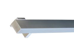 Stainless steel handrail Rectangular AISI 304 50 x 30 grain 240 ground Length 1500 mm