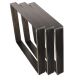 Tischkufen Industriedesign Tischgestell schwarz Rohstahl 80 x 73 Design 3 Stück