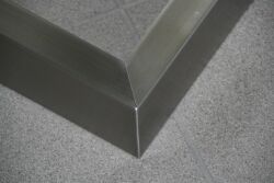 Design Struttura tabella acciaio inox base per tavolo PIEDE SLITTA -hort8040