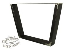 Table frame black Crude steel 600 x 720 Edition 800 Plate...