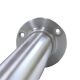 Stainless steel coat rod made to measure Ø 33.7 mm