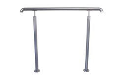 Free-standing stainless steel handrail set - rigid type FH02