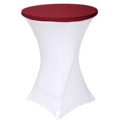 Topcover for bar table covers in different colours Ø80cm