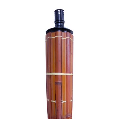 Gartenfackel Bambus braun, Höhe 155 cm
