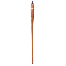 Garden torch bamboo brown in display, 155cm height