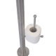 Edelstahl WC Toilettenpapierhalter Latrio - Handgefertigt Höhe 800 mm