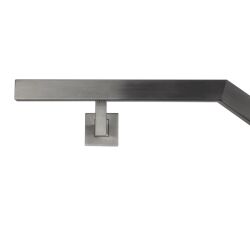 Stainless steel handrail angled square AISI304 Staircase handrail polished