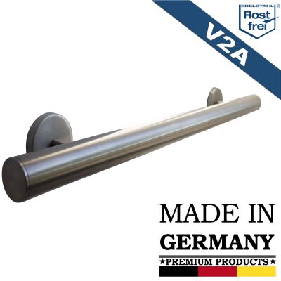 Stainless steel balustrade handrail AISI304 grain 240 ground to measure