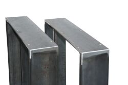 rapa mensalis Industrial design Table frame with bench frame black Crude steel 80 x 73