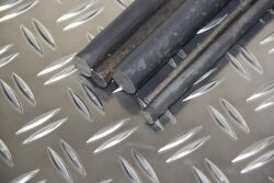 Barras de acero redondo 6 mm material hierro redonde acero S235JR (100mm)