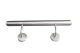 Stainless Steel Handrail 304 for Stairs 1.67" diam x 4-7" Satin Brushed Finish