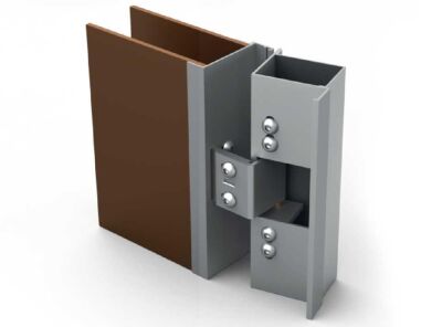 Internal door hinge 3D for security doors to screw together