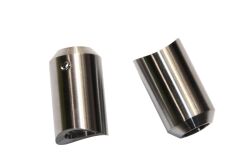 Bar holder 12mm V2A stainless steel brushed AISI 304 for...