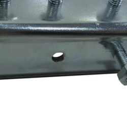 Connecting bracket for running rail System 40