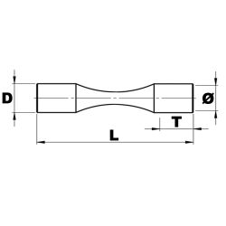 Stabverbinder / Rohrverbinder für 12mm Material biegfähig ±90 Edelstahl
