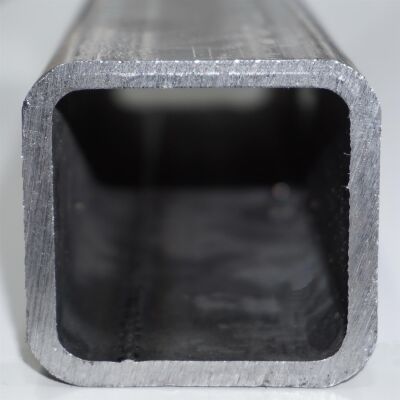 Alu Vierkantrohr Quadratrohr Aluminium Rechteckrohr Hohlprofil 40 x 15 x 2 mm, Länge: 1.000 mm 