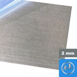 2mm aluminium sheet in various dimensions up to 1000x1000mm