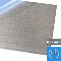 0,8mm aluminium sheet various dimensions up to 600x1000mm