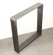 Industrial design Table frame Table runners black Crude steel 80 x 70