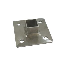 Ground anchor 105x105 mm stainless steel V2A ground for...