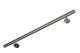 Stainless steel handrail V2A in 33.7mm staircase handrail support adjustable to measure