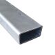50x25x2 mm tubo rettangolare zincato Tubo in acciaio fino a 6000 mm
