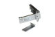 Small lever lock made of galvanized steel