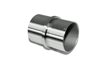 s014390 Main courante en acier inoxydable avec embout pour tuyau 42,4/2 mm en acier inoxydable v2A 