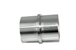 Conector de tubo 42,4 x 2 mm recto de acero inoxidable...