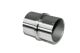 Pipe connector 42.4 x 2 mm straight stainless steel V2A, ground for pipe