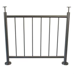 Stainless steel filler segment for bar railing 900mm