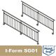 I-forma in acciaio inox Bar Railing Set Premium Type SG01I