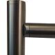 Stainless steel railing posts for bar railing Typ SG02 Floor mounting End post right 900mm