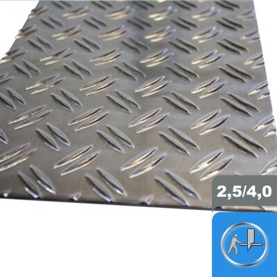 Aluminiumblech Zuschnitt 500x200x1,5mm AlMg 3 AW-5754 Aluminium Platte Alu Blech 