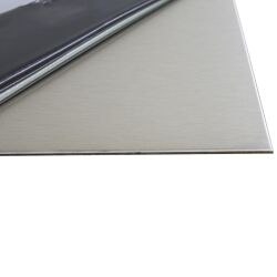 1.5mm V2A stainless steel sheet sanded on one side,...