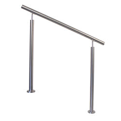 Free-standing stainless steel handrail set - movable type...