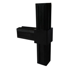 Connector for 30x30mm square tubes
 T-piece