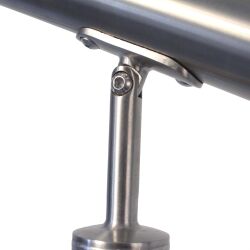 Ringhiera in acciaio inox - Set Tipo RG01 Montaggio a pavimento con rosetta di copertura 3 Stück