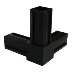 Connector for 30x30mm square tubes
 Connector 90°...